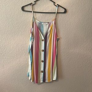 Promesa Colorful Striped Tank Top